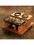 Döküm Dikdörtgen Çift Yön Izgara ve Düz Yüzey Hot Plate Kayın Servis Ahşabı Ölçü 22x15cm. (Iısıtıcı dahil değildir) 6