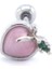 316L Çelik Zirkon Taşlı Pembe Elma Şeklinde Piercing PRC-164 1