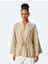 Modal Karışımlı Beli Bağcıklı Oversize Uzun Kollu Kruvaze Kimono 3