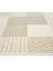 Ares 8806 Bej Halı Salon Halısı Patchwork Halı Koridor Halısı Kesme Halı Yolluk Oturma Odası Halısı 6