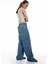 Pamuklu Bol Kesim Cepli Denim Pantolon - Loose Straight Fit Jean 1