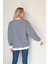 Oversize Çizgili Sweatshirt 4