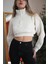 Fermuarlı Crop Sweatshirt 1