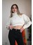 Fermuarlı Crop Sweatshirt 2