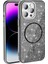 Apple iPhone 14 Pro Max Kılıf Magsafe Şarj Özellikli Parlayan Simli Redclick Okso Kapak 1