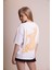 Muse Oversize Beyaz Tişört – %100 Pamuk Ön Leopar A Harfi Detaylı, Sırtı Büyük Leopar Baskılı, Rahat ve Şık Tasarım – Unisex Günlük T-Shirt 5