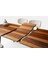 Çınar Ortadan Açılır Büyüyen Yemek Masası Ceviz 80x130cm 3