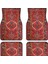 Araba Vintage Ayak Paspasları Halı Kirlenmeye Dayanıklı Paspaslar 4'lü Set (Yurt Dışından) 1