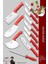 Silver Pro Serisi Mutfak Bıçak Seti 11 Parça Et Ekmek Sebze Börek Şef Bıçağı Masatı Satırı (MFP-784) 1