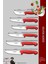 Silver Pro Serisi Mutfak Bıçak Seti 11 Parça Et Ekmek Sebze Börek Şef Bıçağı Masatı Satırı (MFP-784) 2