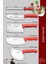 Silver Pro Serisi Mutfak Bıçak Seti 11 Parça Et Ekmek Sebze Börek Şef Bıçağı Masatı Satırı (MFP-784) 3