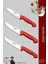 Silver Serisi Mutfak Bıçak Seti Et Ekmek Sebze Bıçağı 3 Lü Set Günlük Kullanım ( Mtf-220) 1
