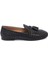 Siyah Hakiki Süet Deri Kadın Loafer - K25I1AY68040-A23 3