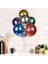 LED Işıklı Süsleme Paketi 2 Adet 4 Lü Masa Üstü Balon Standı 8 Adet Renkli Balon 2 Adet Peri LED 2