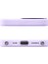 iPhone 16 Pro Max Kılıf Magsafe Şarj Özellikli Standlı Suni Deri Dancing Circle Serisi Lila 4