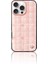 iPhone 16 Pro Kılıf Askı Aparatlı Metal Grid Kapak Pembe 1