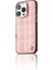 iPhone 16 Pro Kılıf Askı Aparatlı Metal Grid Kapak Pembe 2