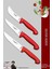 Silver Serisi Mutfak Bıçak Seti Et Ekmek Sebze Bıçağı 3 Lü Set Günlük Kullanım ( Mtf-201) 1