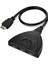 3 Port Kablolu HDMI Switch Çoklayıcı Çoğaltıcı Splitter 3 Giriş 1 Çıkış 3