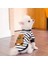 Kedi Köpek İçin Siyah Beyaz Çizgili Ayıcıklı Sweatshirt 3