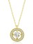Gümüş Gold Minimal Yuvarlak Tektaş Kadın Kolye CSR2184149 1