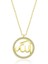 Gümüş Gold Arapça Allah Yazılı Kadın Kolye CSR2180787 1
