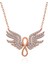 Gümüş Rose Melek Kanadı Sonsuzluk Kadın Kolye CSR2184738 1