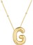 Gümüş Gold Balon G Harfi Kadın Kolye CSR2185066 1