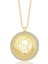 Gümüş Gold Allah Yazılı Kadın Kolye CSR2180972 1