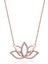 Gümüş Rose Lotus Çiçeği Kolye CSR2180839 1