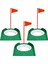 3 Adet Golf Vuruş Fincan Golf Delik Eğitim Yardımları Golf Aksesuarları Golf Eğitim Atıcılar Plastik Bayrak ile Yeşil + Kırmızı (Yurt Dışından) 1