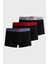 Streç Pamuklu Logolu 3 Pack Boxer Erkek Boxer 50532611 968 1