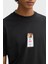 Baskılı Pamuk Relaxed Fit Bisiklet Yaka T Shirt Erkek T Shirt 50530683 001 4
