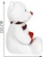 Pandamkee 125 cm Çift Kalp Tutan Fularlı Masum Ayıcık 3