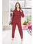 Kız Çocuk Ekose Pijama Takımı 12164 1