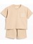 Cepli Takım T-Shirt Şort Unisex Çocuk Nakışlı Yazlık Takım 1