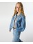 Eskitme Efektli Jean Ceket TS1250005070629 4