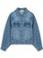 Eskitme Efektli Jean Ceket TS1250005070629 5