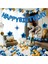 Mavi Happy Bırthday Folyo Balon Doğum Günü Partisi Mavi Renk Folyo Balon 2