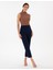 Kadın Kahverengi Slim Fit Örme Bluz 50301493-VR029 4