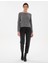 Kadın Gri Melanj Slim Fit Triko Hırka 50299413-VR086 4