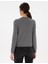 Kadın Gri Melanj Slim Fit Triko Hırka 50299413-VR086 5