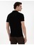 Erkek Siyah Slim Fit Fermuarlı Polo Yaka Triko Tişört 50303605-VR046 5