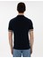 Erkek Lacivert Slim Fit Fermuarlı Polo Yaka Triko Tişört 50303473-VR033 5
