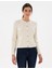 Kadın Ekru Slim Fit Triko Hırka 50299413-VR019 1