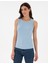 Kadın Açık Mavi Ex. Slim Fit Örme Bluz 50301485-VR003 1