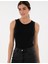 Kadın Siyah Ex. Slim Fit Örme Bluz 50301485-VR046 3