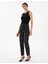 Kadın Siyah Ex. Slim Fit Örme Bluz 50301485-VR046 4