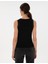 Kadın Siyah Ex. Slim Fit Örme Bluz 50301485-VR046 5