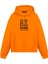 Game Changer Baskılı Mor Unisex Oversize Fit Pamuklu Kapüşonlu Sweatshirt 1